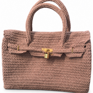 Handmade Crochet Birkin 35 Inspired Handbag